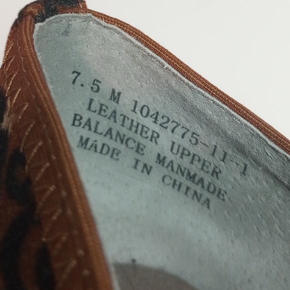 Array Suede Leopard Mary Jane Pumps SZ 7.5M - Picture 8 of 10